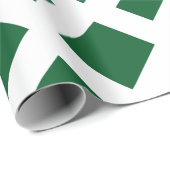 グリーンダイヤはっきりしたモンド縁ど白 ラッピングペーパー (ロールコーナー)