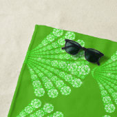 グリーンダイヤモンドシーシェル ビーチタオル (インサイチュ)