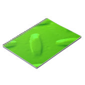 グリーンダイヤモンドプレートノートブック ノートブック (左側)