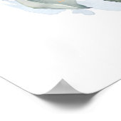 グリーンダスティブルーリハーサルディナーウェルカムサイン ポスター (角)