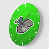 グリーンダック ラージ壁時計 (傾斜)