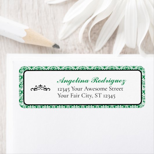 グリーンダマスクパターン卒業 ラベル (インサイチュ)