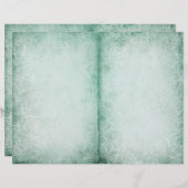 グリーンダマスクパターン（の模様が）あるの履歴ページ (正面/裏面)