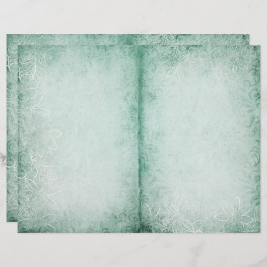 グリーンダマスクパターン(の模様が)あるの履歴ページ (正面/裏面)