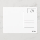 グリーンダマスク感謝していウェディングユー ポストカード (裏面)