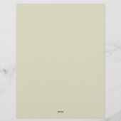 グリーンダマスク縁ど レターヘッド (裏面)