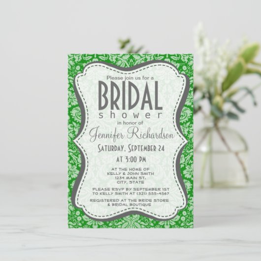 グリーンダマスク 招待状 (スタンド正面)