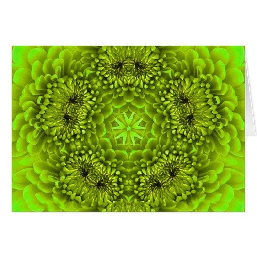 グリーンダリアフラワー花びら (正面横)