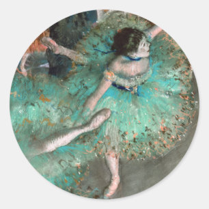 グリーンダンサー(Danseuse Verte)エドガー・デガ ラウンドシール