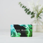 グリーンダークブラックスモークVapeショップ名刺 名刺 (スタンド正面)