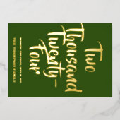 グリーンチェアーズ 2024、赤いリボン 箔シーズンカード (正面)