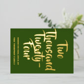 グリーンチェアーズ 2024、赤いリボン 箔シーズンカード (立ち正面)