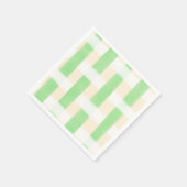 グリーンチェックの夏 スタンダードカクテルナプキン (角)