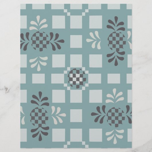 グリーンチェックパターン： (正面)