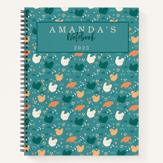 グリーンチキンファームハウス ノートブック (正面)