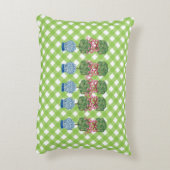 グリーンチノイスリージンジャージャースジャールジャートピアリーランバー アクセントクッション (裏面(縦))