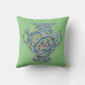 グリーンチノイスリージンジャージャールジャー装飾用クッション クッション (裏面)