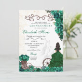 グリーンチャラプリンセスドレス馬のキンセアニエラ 招待状 (スタンド正面)