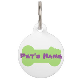 グリーンチュードボーンパーソナライズされたドッグラベル2 ペット　ネームタグ