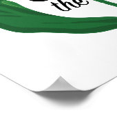 グリーンチリが愛の匂いを嗅ぐ ポスター (角)