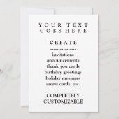 グリーンチリクラブ 招待状 (裏面)