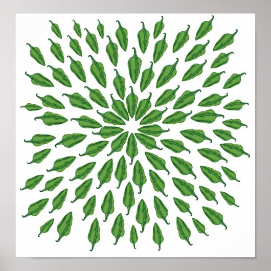 グリーンチリペッパー ポスター (正面)