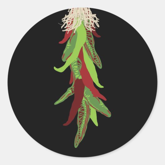 グリーンチリペッパー ラウンドシール (正面)