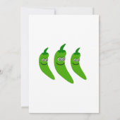 グリーンチリペッパー 招待状 (裏面)