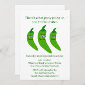 グリーンチリペッパー 招待状 (正面/裏面)