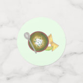 グリーンチリヴェルデチリクックオフ調理師オフ食品 コンフェッティ (スモール正面)