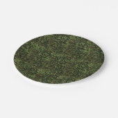 グリーンチリ唐辛子パターンパーティー ペーパープレート (アングル)