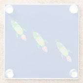 グリーンチルド宇宙ロケット ガラスコースター (裏面)