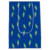 グリーンチルド宇宙ロケット ミディアムペーパーバッグ (裏面)