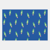 グリーンチルド宇宙ロケット ラッピングペーパーシート (正面3)