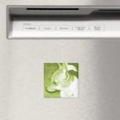 グリーンチワワポップ・アートのアールマグネット マグネット (インサイチュ (食洗機))