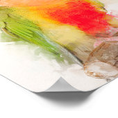 グリーンチークコンアポートレート ポスター (角)