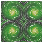 グリーンツイスト抽象芸術アート ファブリック (見本)
