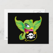 グリーンツバメ ポストカード (正面/裏面)