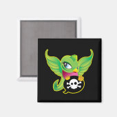 グリーンツバメ マグネット (正面/裏面)