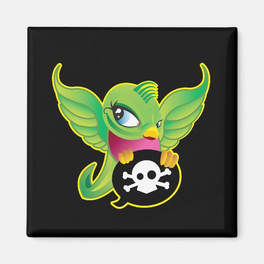 グリーンツバメ マグネット (正面)