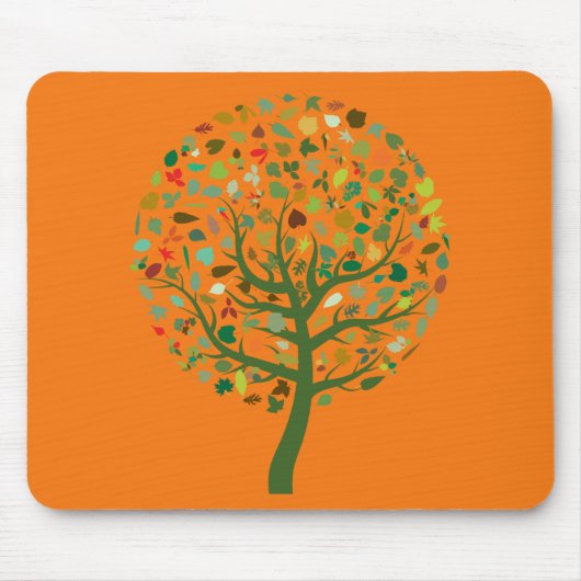 グリーンツリーエコ惑星 マウスパッド (正面)