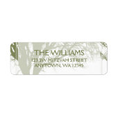 グリーンツリーオブライフバー(ユダヤ教の)バル・ミツバー ラベル (正面)