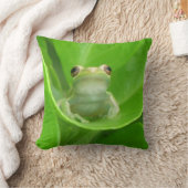 グリーンツリーカエル枕 クッション (ブランケット)