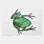 グリーンツリーカエル キッチンタオル (横)