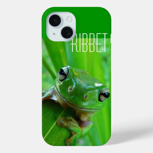 グリーンツリーカエル Case-Mate iPhoneケース (裏面)