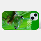 グリーンツリーカエル Case-Mate iPhoneケース (裏面 (横))