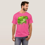 グリーンツリーカエル Tシャツ (正面フル)
