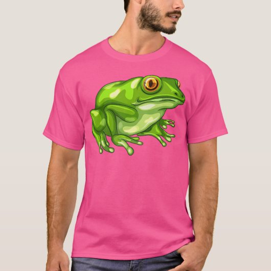 グリーンツリーカエル Tシャツ (正面)