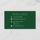 グリーンツリーサービス造園芝生気に 名刺 (裏面)