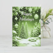 グリーンツリーズクリスマスカード シーズンカード (スタンド正面)
